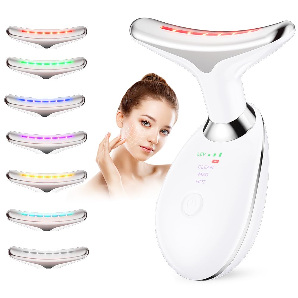 Ihelol neck massager angled view demonstrates ergonomic design for comfortable at-home relief.