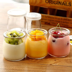 ihomecooker glass favor jar with lids closeup highlights safe food storage and easy serving
