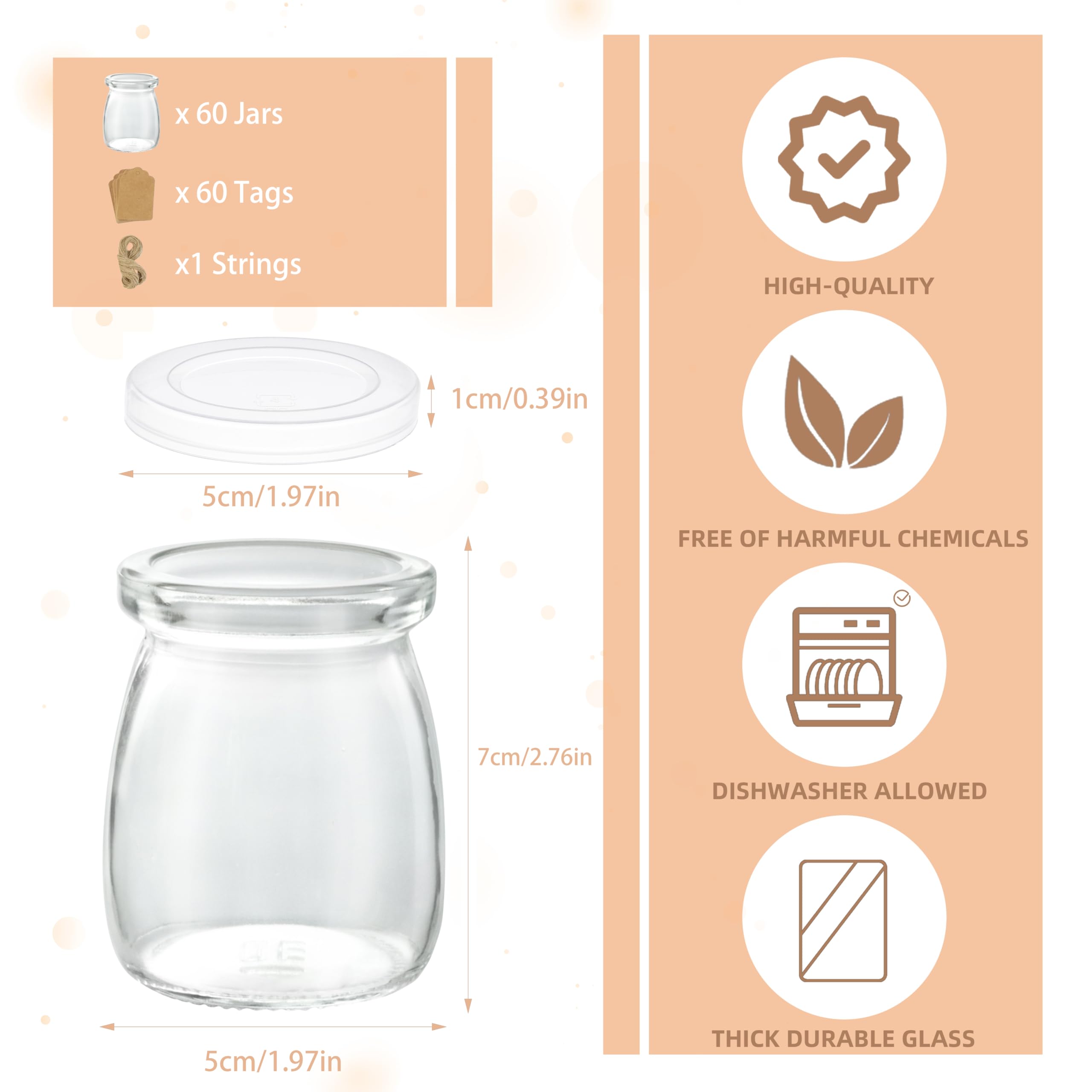 ihomecooker pudding jar table display demonstrates versatile use for desserts, jams, or gifts