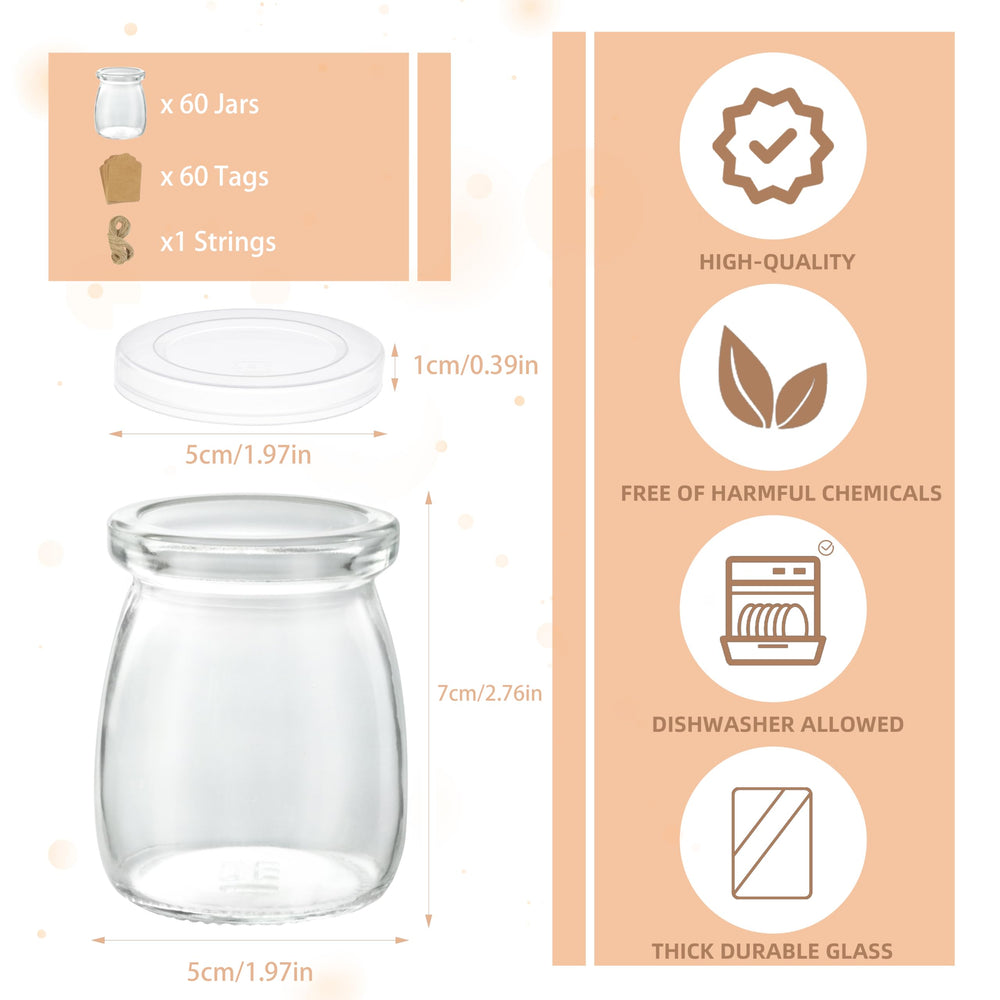 ihomecooker pudding jar table display demonstrates versatile use for desserts, jams, or gifts