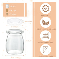 ihomecooker pudding jar table display demonstrates versatile use for desserts, jams, or gifts