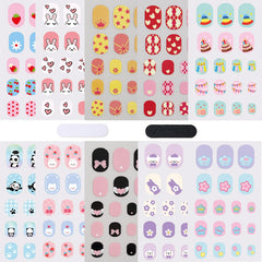 IHUKEIT Colorful Kid Nail Stickers offer quick, self-adhesive nail art for kids