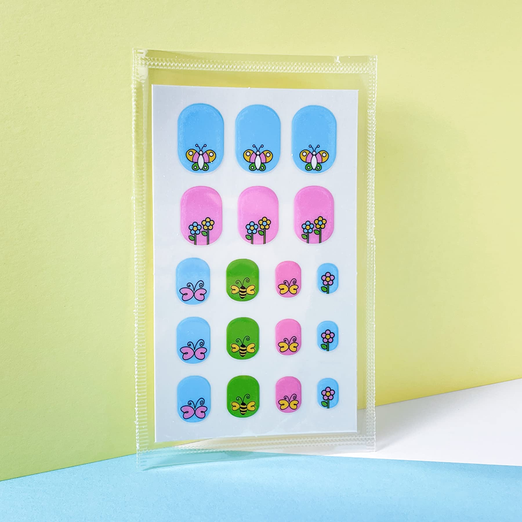 IHUKEIT self-adhesive strips applied easily for mess-free, kid-friendly manicure