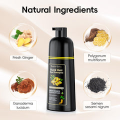 IIIMEIDU natural herbal formula ingredients include ginger and polygonum multiflorum for hair health