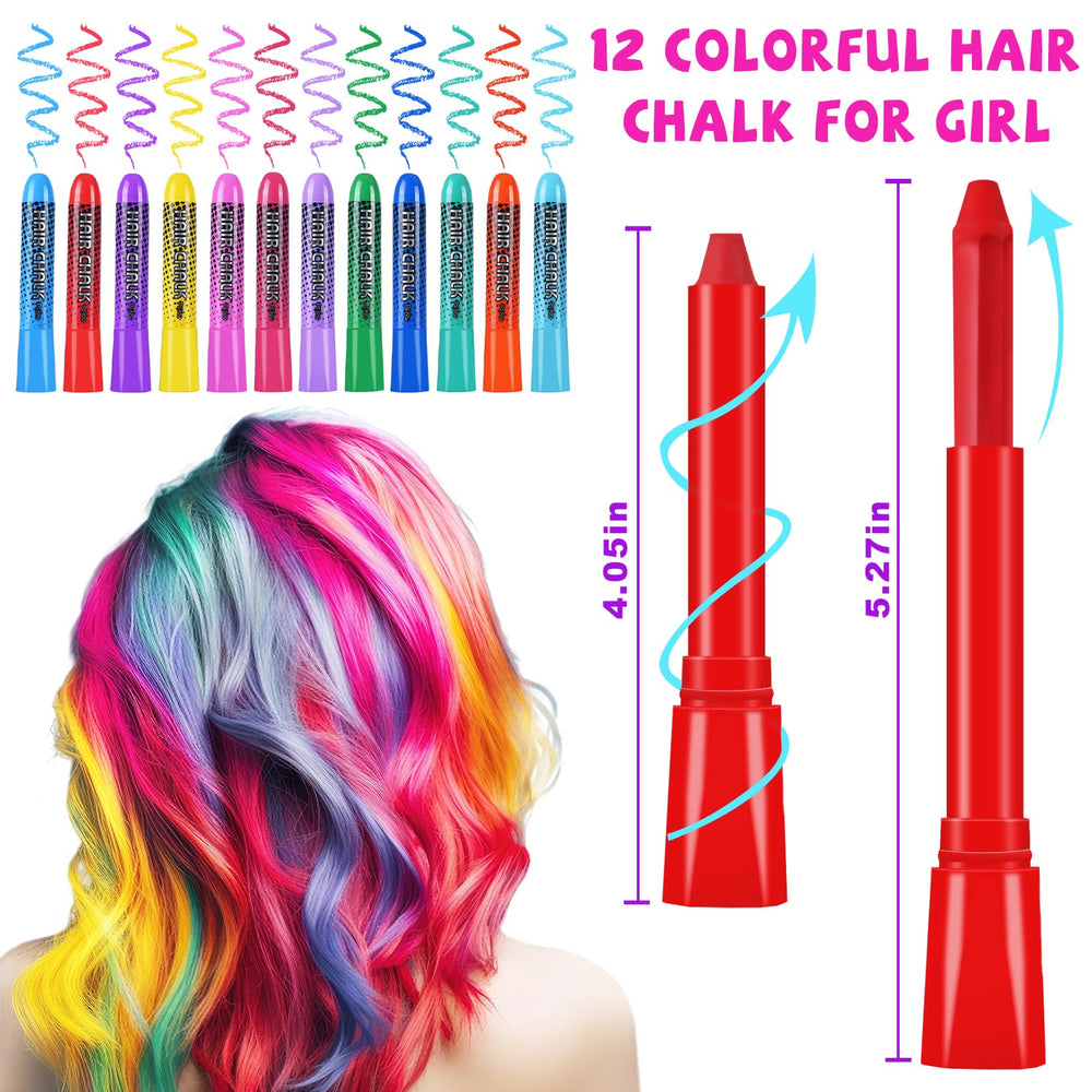 IIIMEIDU hair chalk packaging highlights safe kid-friendly design