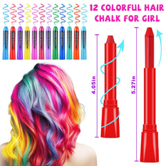 IIIMEIDU hair chalk packaging highlights safe kid-friendly design