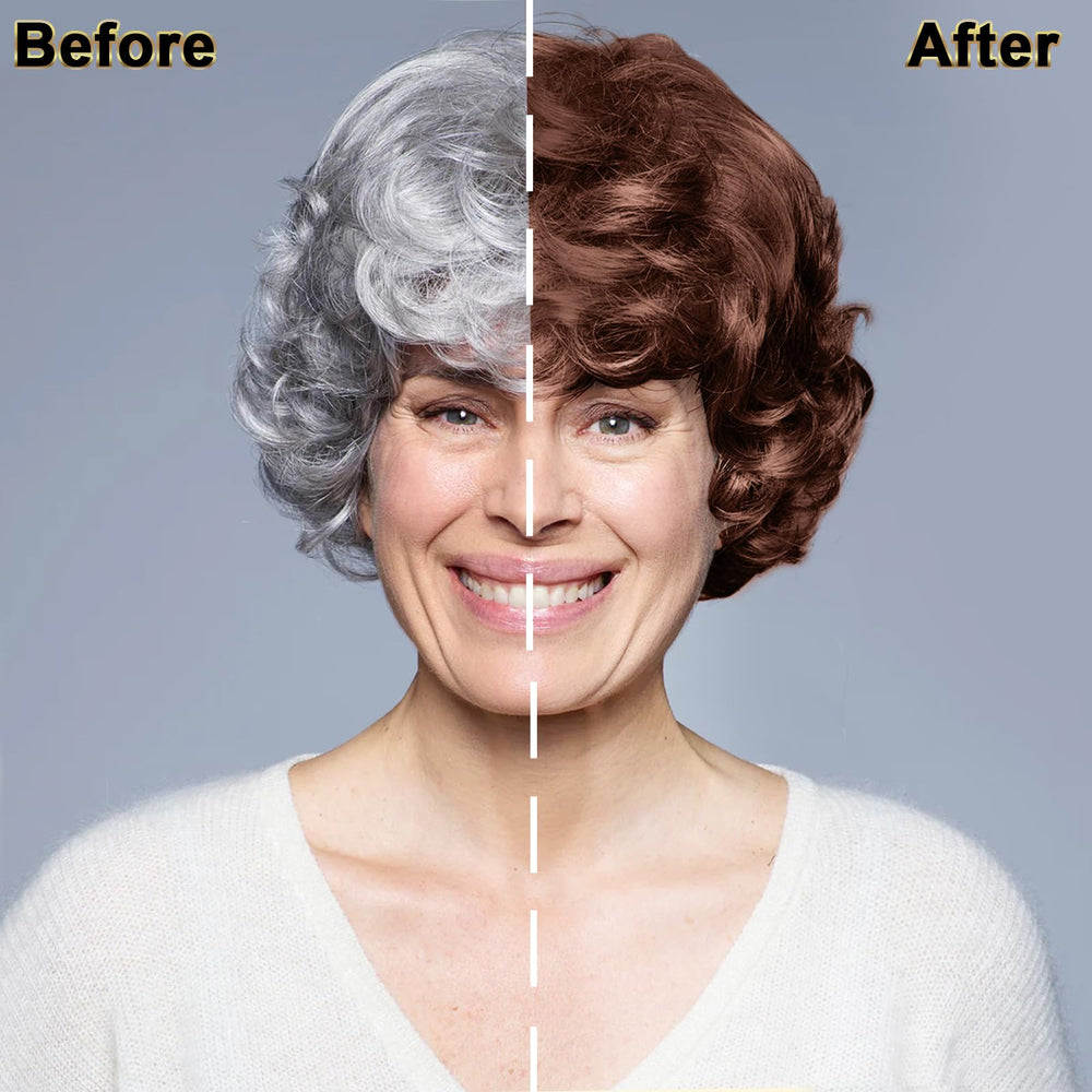 IIIMEIDU hair dye shampoo massage step for even color distribution.