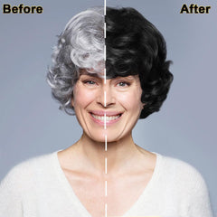 IIIMEIDU MEIDU hair color application demonstrated with foamy lather for even shade.