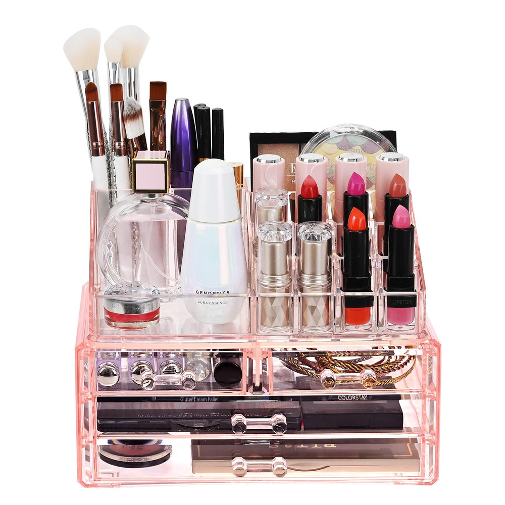 Ikee Design durable PS material case sturdy vanity organizer for daily use