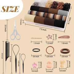 IKOCO hair clip variety collection displaying 118 clips for versatile outfits.