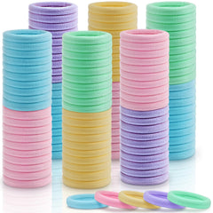 IKOCO hair ties pack front view in vibrant colors for everyday styling.