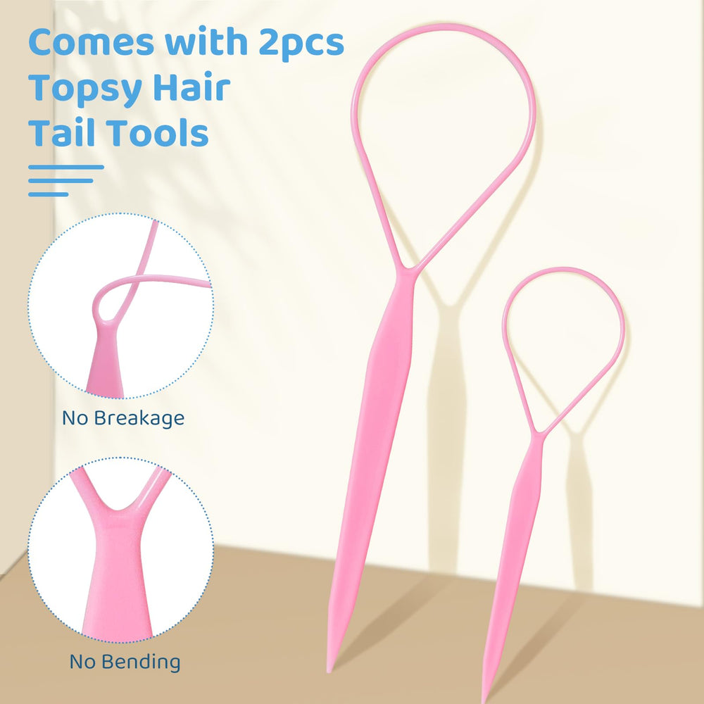 IKOCO 150pcs set includes two tail tools for quick styling.