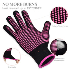 IKOCO gloves with silicone dots provide a secure grip on hot tools