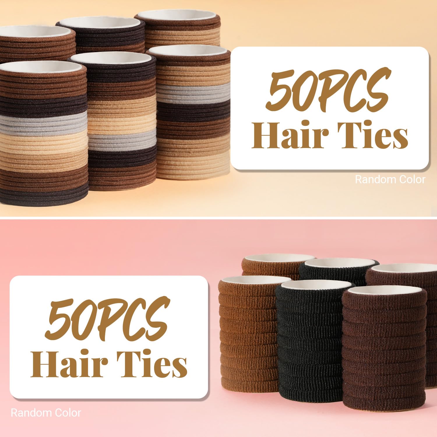 IKOCO seamless cotton hair bands closeup showing gentle softness for comfortable wear.