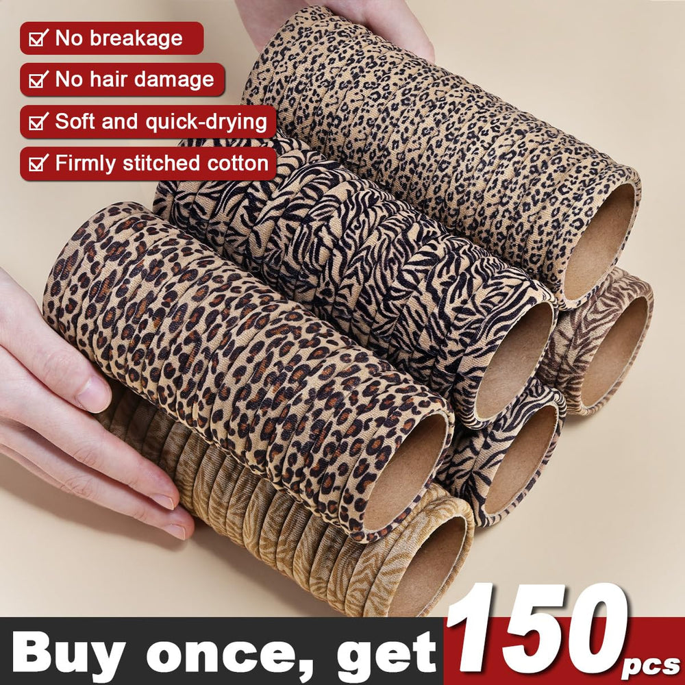 IKOCO seamless cotton hair ties on hand for snag-free styling