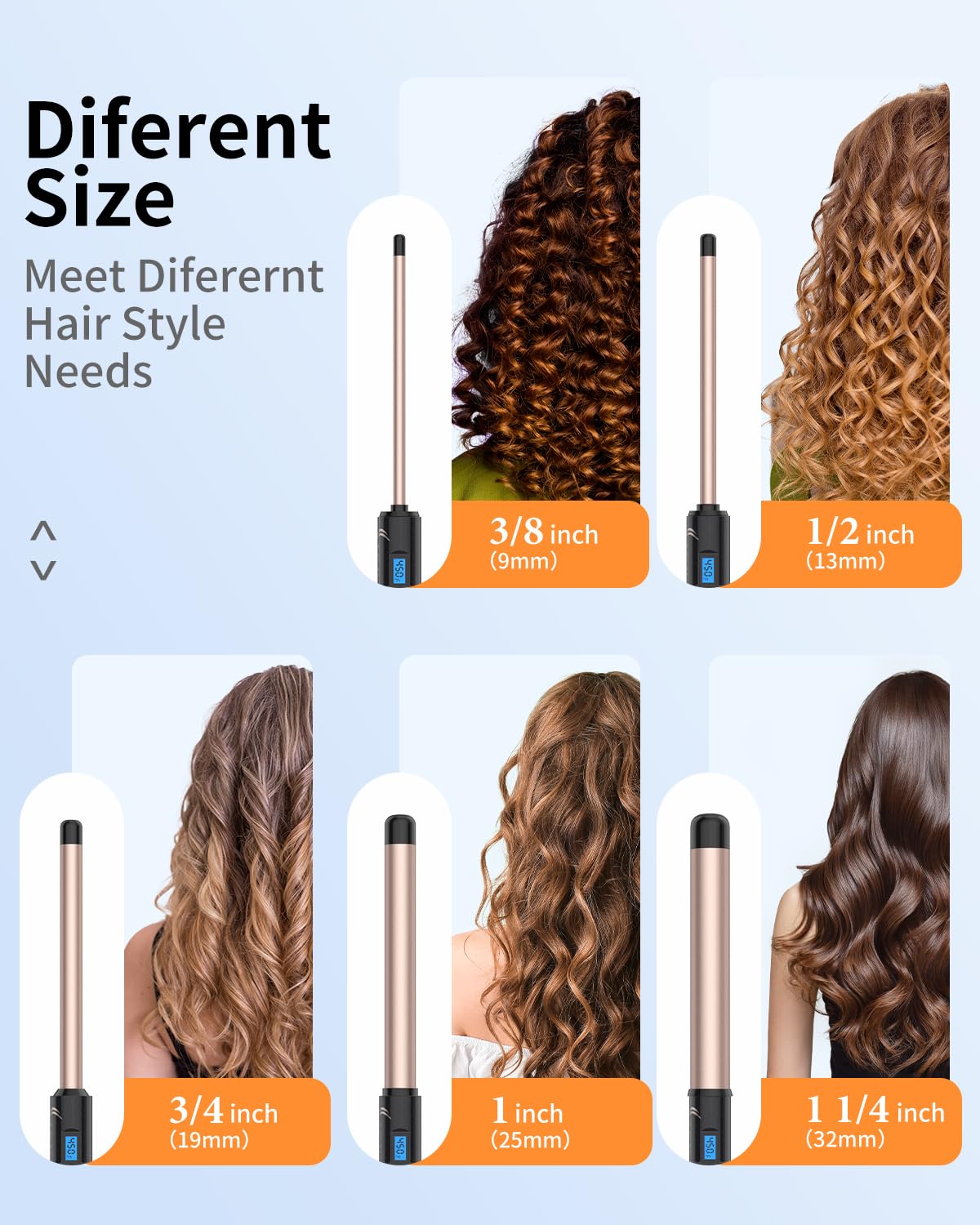 IKV curling wand safety stand highlights secure placement during styling.