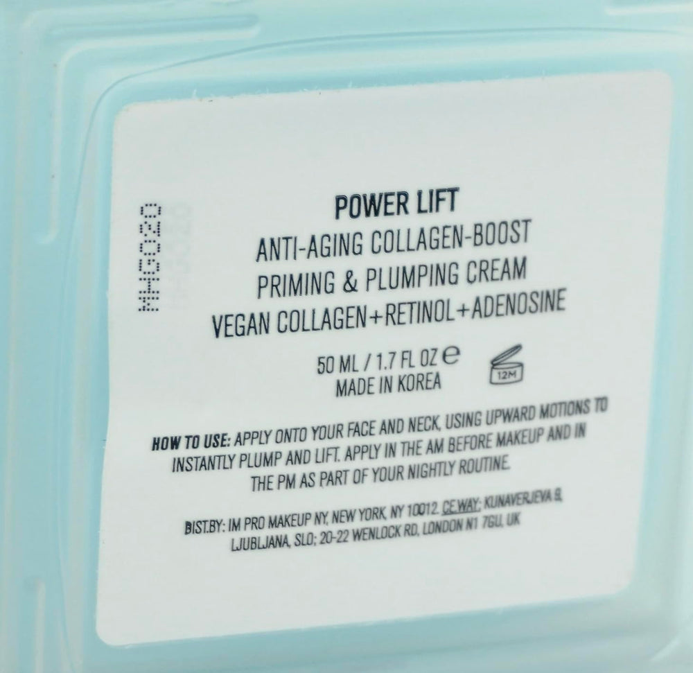 Il Makiage Power Lift vegan ingredients highlight cruelty-free skincare with nourishing plant actives.