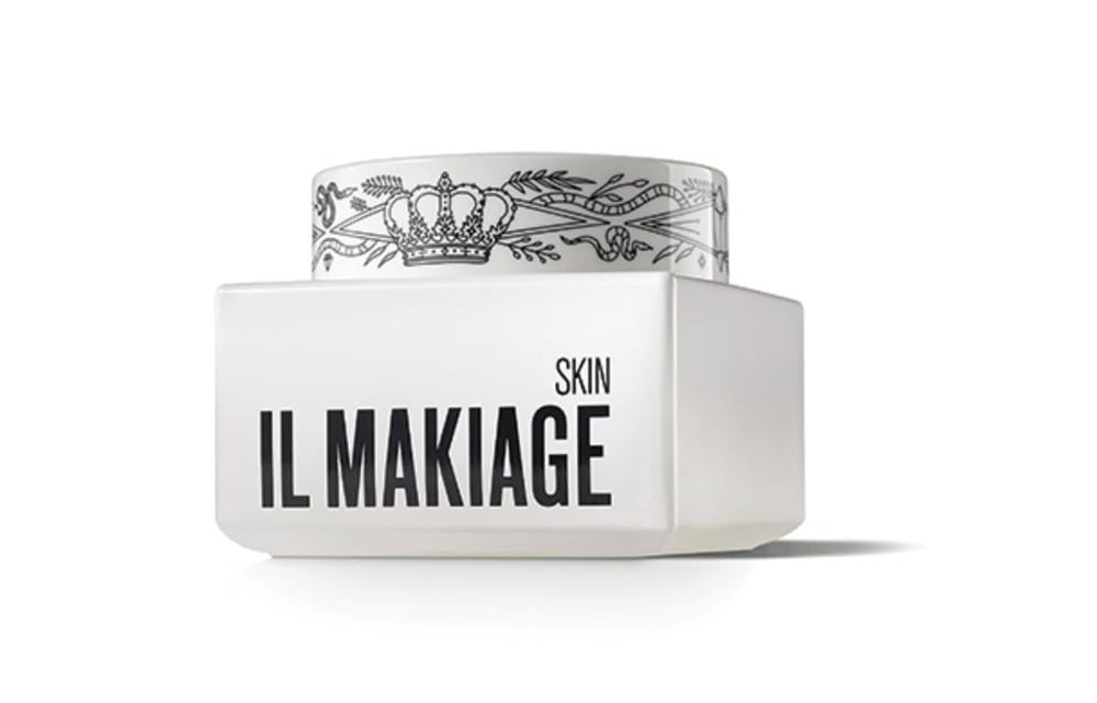 Il Makiage Power Recharge Cream jar closeup showing hydrating gel texture for refreshed skin
