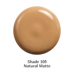 Il Makiage shade 105 swatch on skin demonstrating even coverage and long-lasting wear.