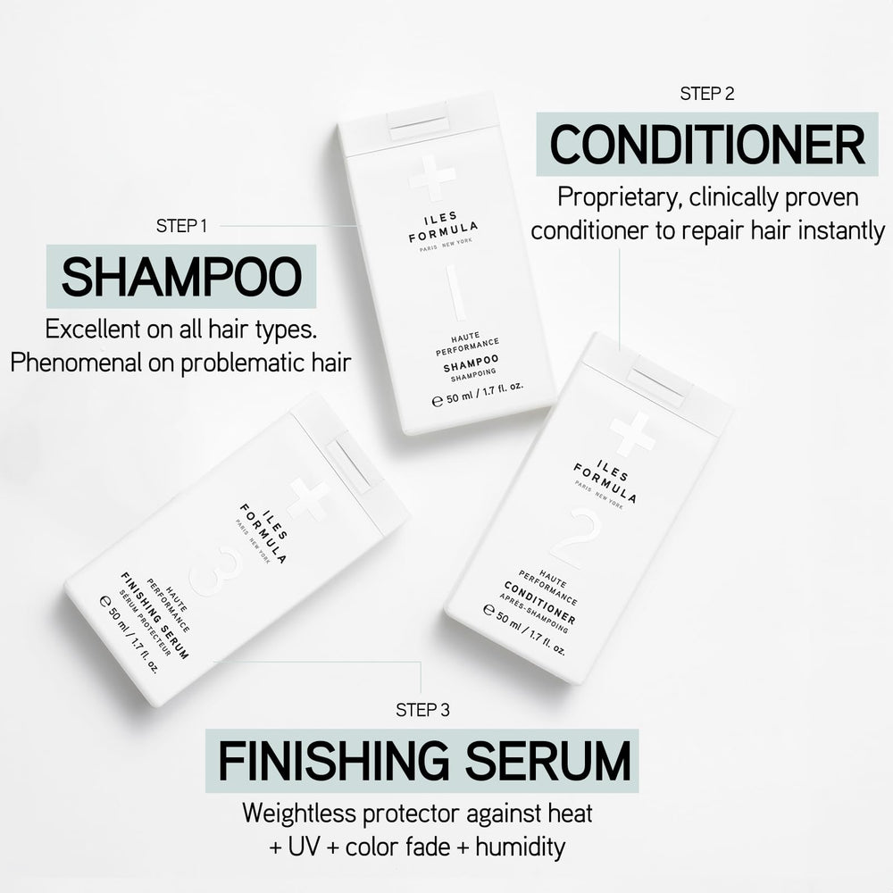 ILES FORMULA mini Signature Collection packaging communicates compact luxury for jet-set styling.