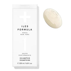 ILES FORMULA Shampoo bottle-dispense delivers easy, luxurious cleansing for dry hair.