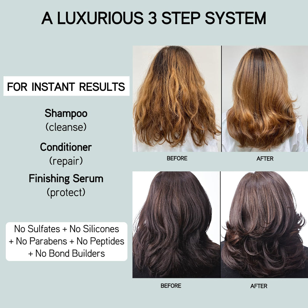 ILES FORMULA Shampoo bottle-detailed view emphasizes hydration for color-treated hair.