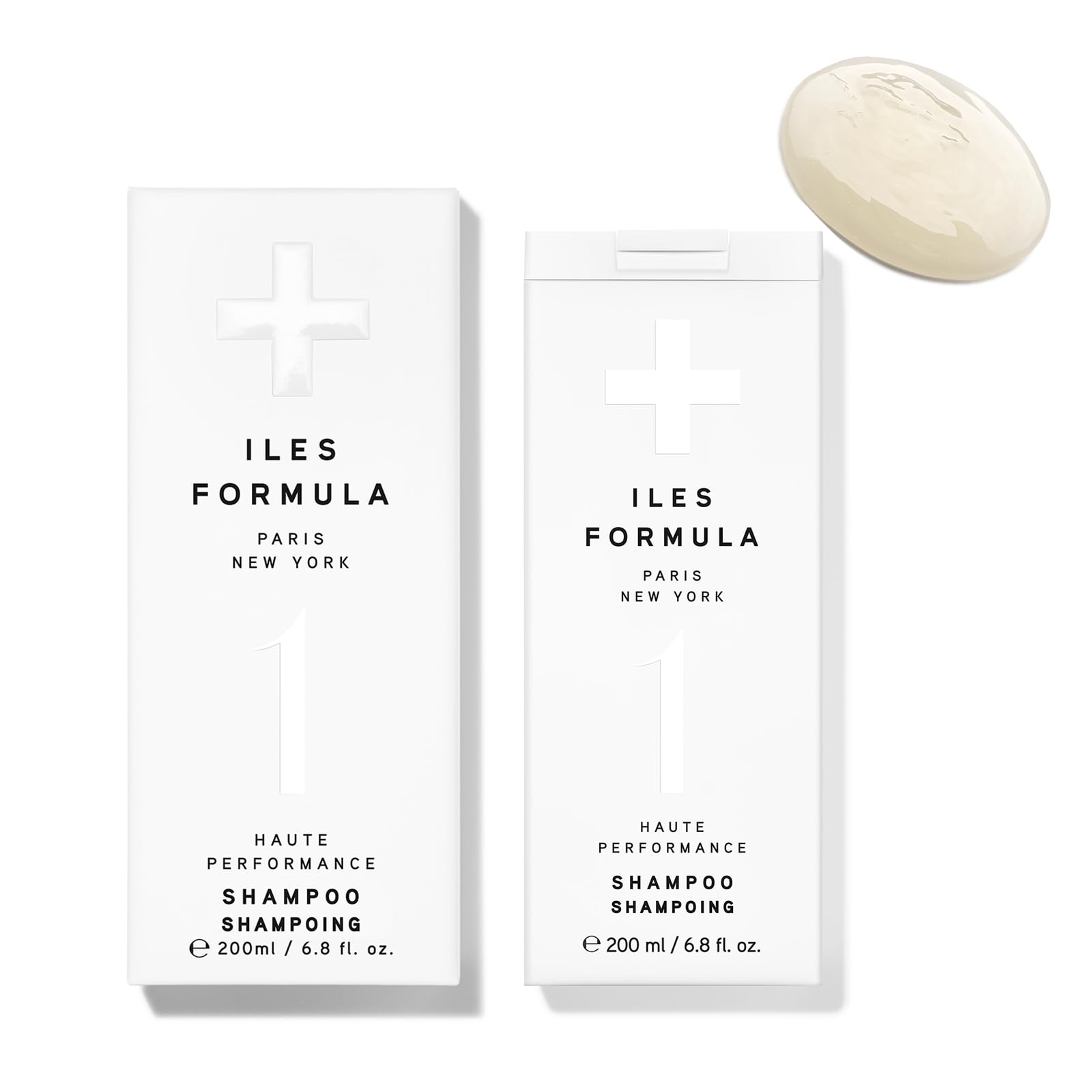 ILES FORMULA Shampoo model-ready-use hints at camera-ready, glossy results.