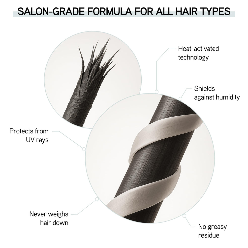 ILES FORMULA Weightless Styling Cream with Japanese silk visual emphasis on smoothing finish.