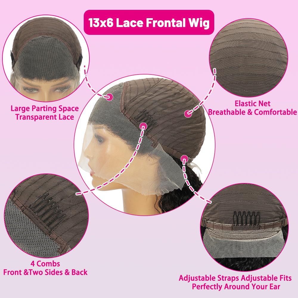 ILHILH baby hair around hairline creates natural edge and parting versatility