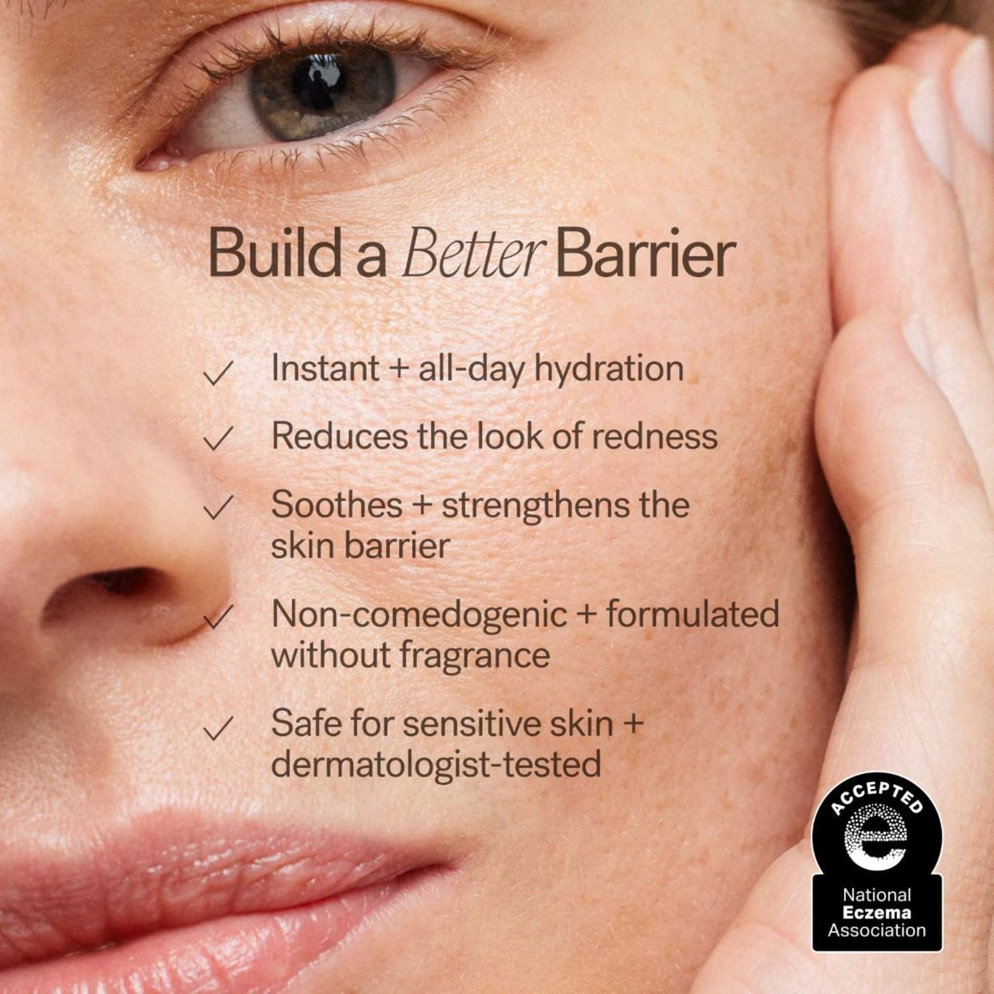 ILIA Barrier Build Cream colloidal oatmeal ingredient highlights soothing protection