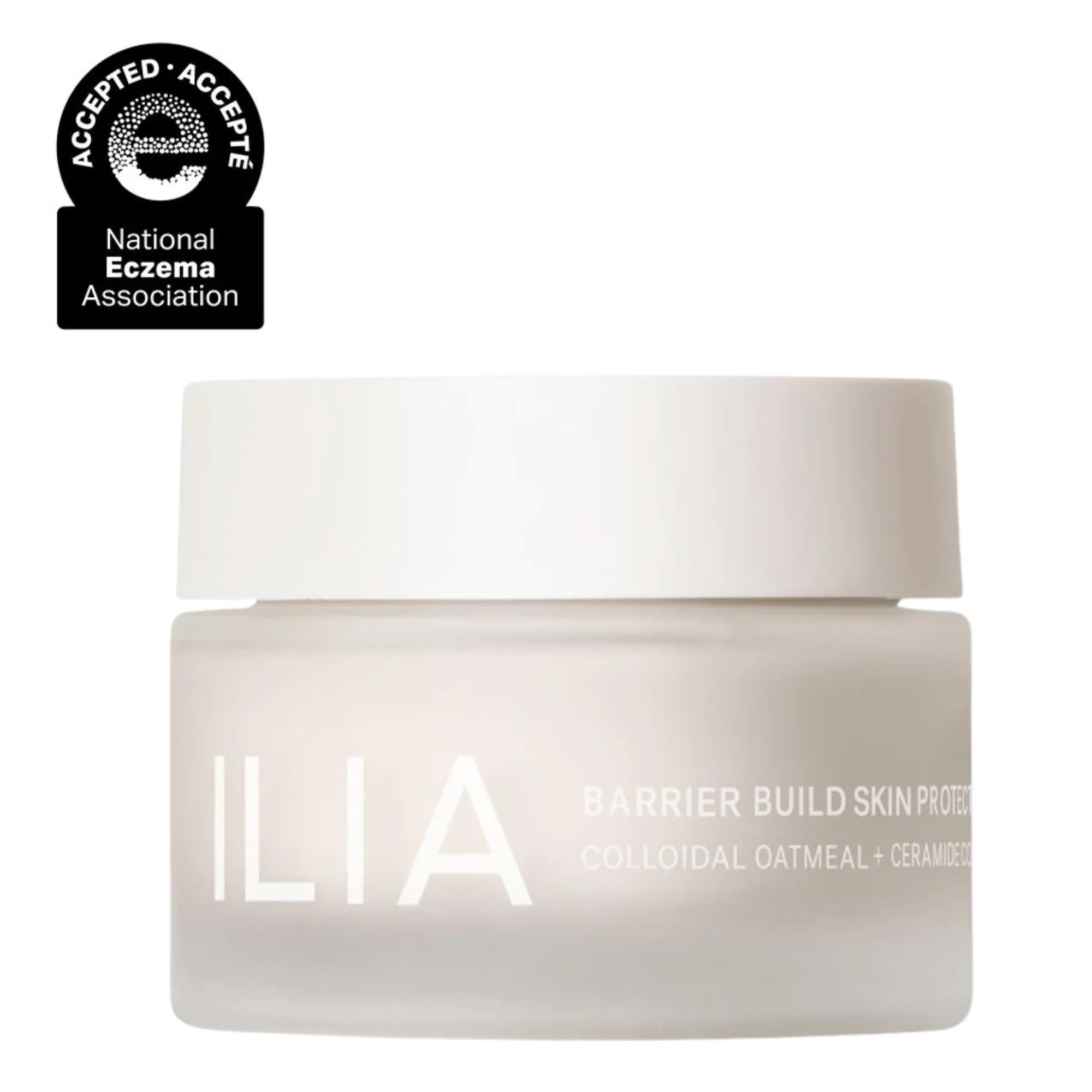 ILIA Barrier Build Cream layered with Base Face Milk shows plump moisture