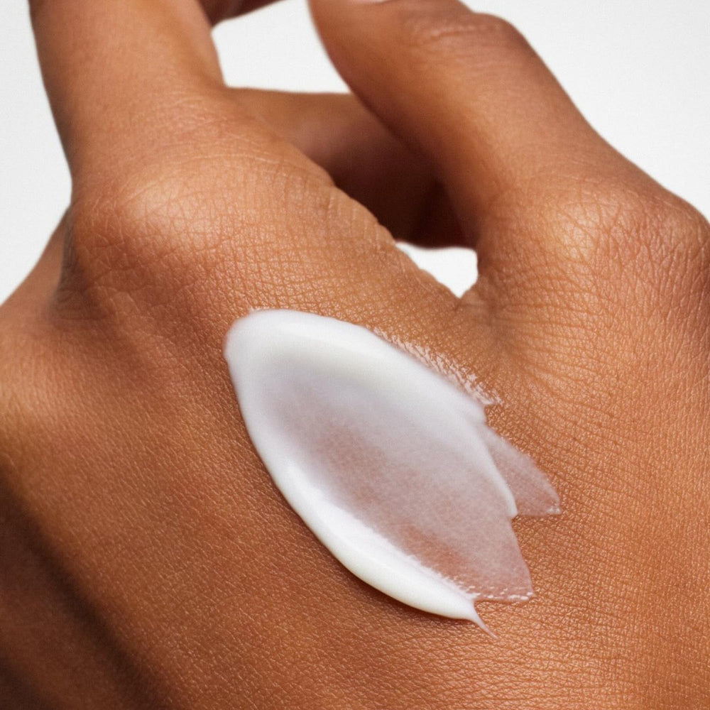 ILIA Barrier Build Cream texture on skin highlights instant moisture and barrier support