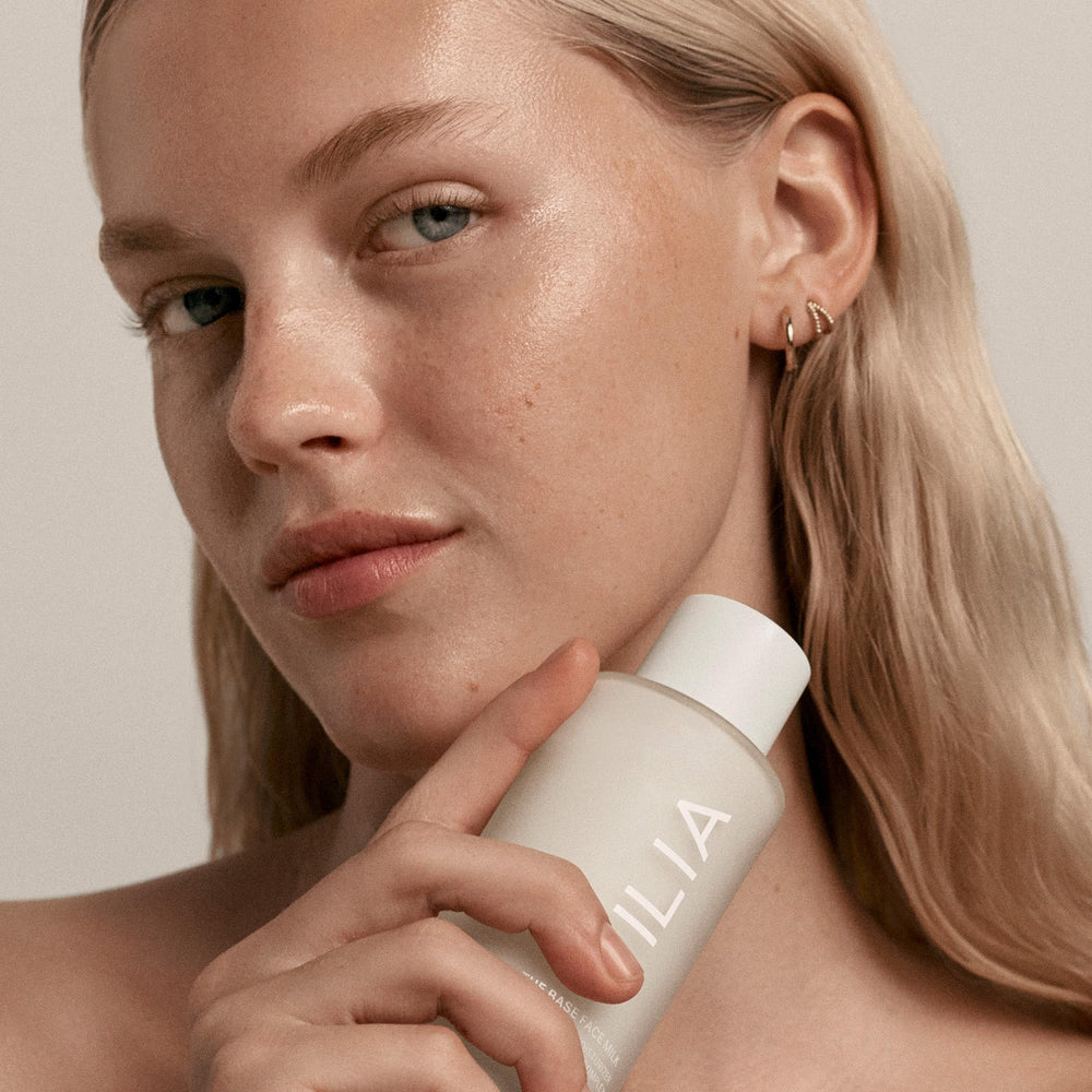 ILIA The Base Face Milk barrier-renewal-complex close-up highlights nourishing barrier support