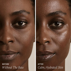 ILIA The Base Face Milk texture-swirl on skin conveys lightweight, layerable moisture
