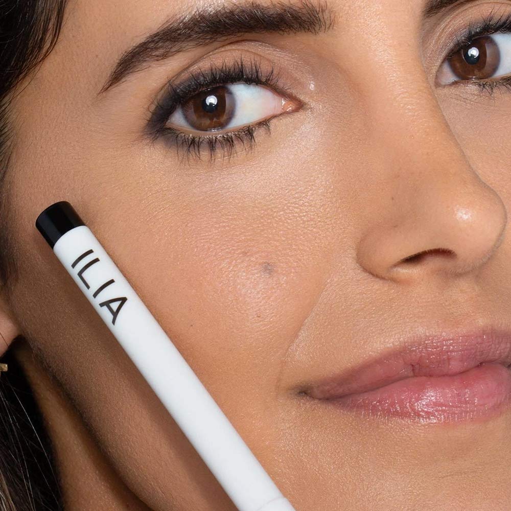 ILIA Clean Line Gel Liner open with sharpener cap ready for precise application