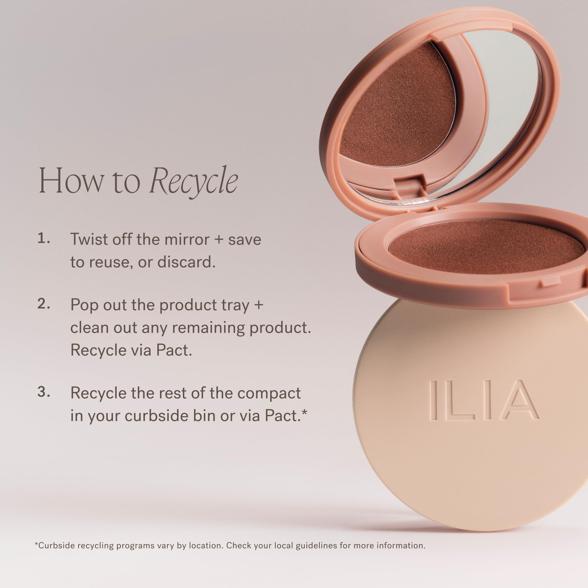 ILIA Lightshift Cream Highlighter antioxidant-rich formula supports skin health while glowing.