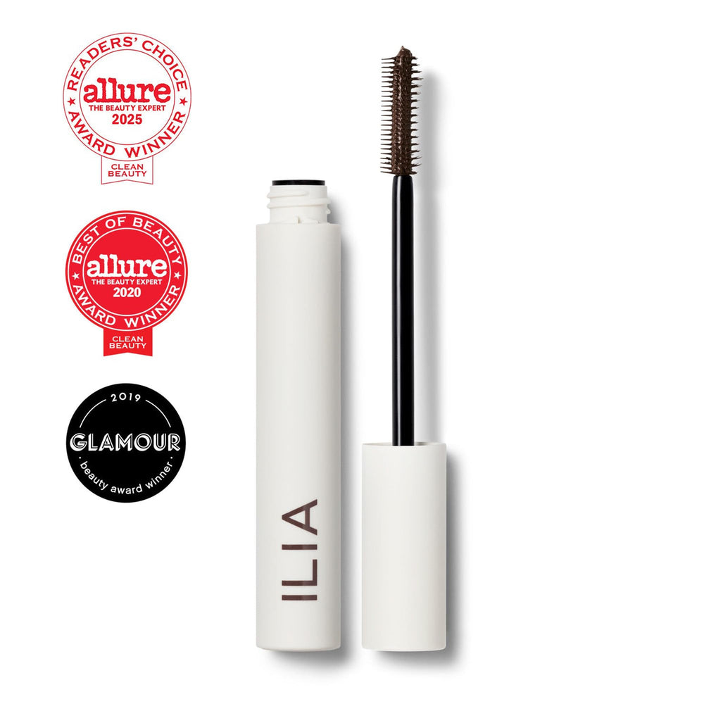 ILIA Limitless Lash Mascara brush detail shows precision separation