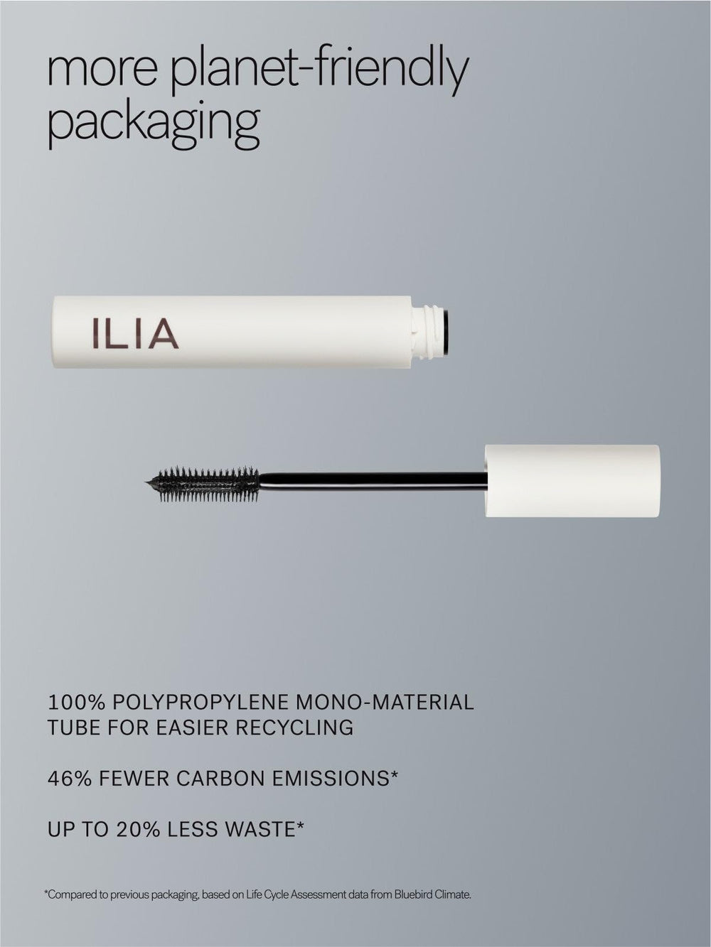 ILIA Limitless Lash suitable for sensitive eyes and contact lenses.