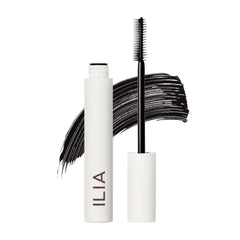 ILIA Limitless Lash Mascara tube with clean, eco-friendly packaging.