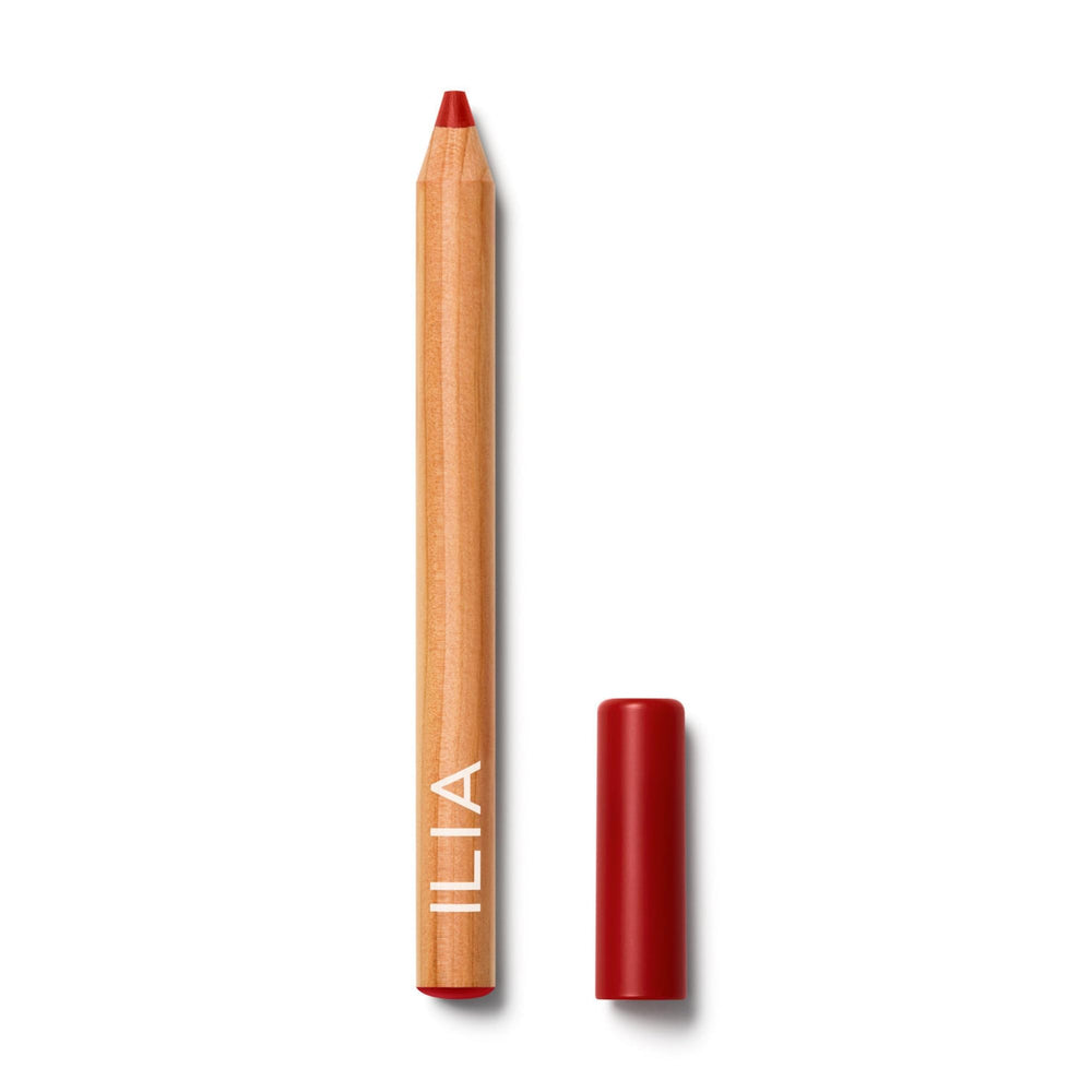 ILIA Lip Sketch Case Study Swatches show rich color for effortless shade selection.