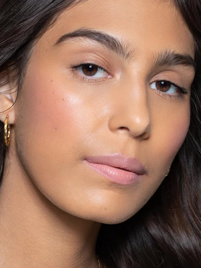 ILIA Multi-Stick Whisper peach pink shade on skin for natural radiance