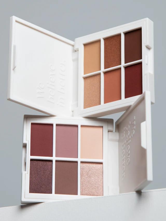 ILIA The Necessary Eyeshadow Palette Hunter deep brick red matte swatch for drama