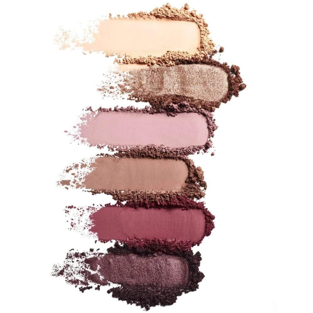 ILIA The Necessary Eyeshadow Palette swatch collection showcases rich pigment