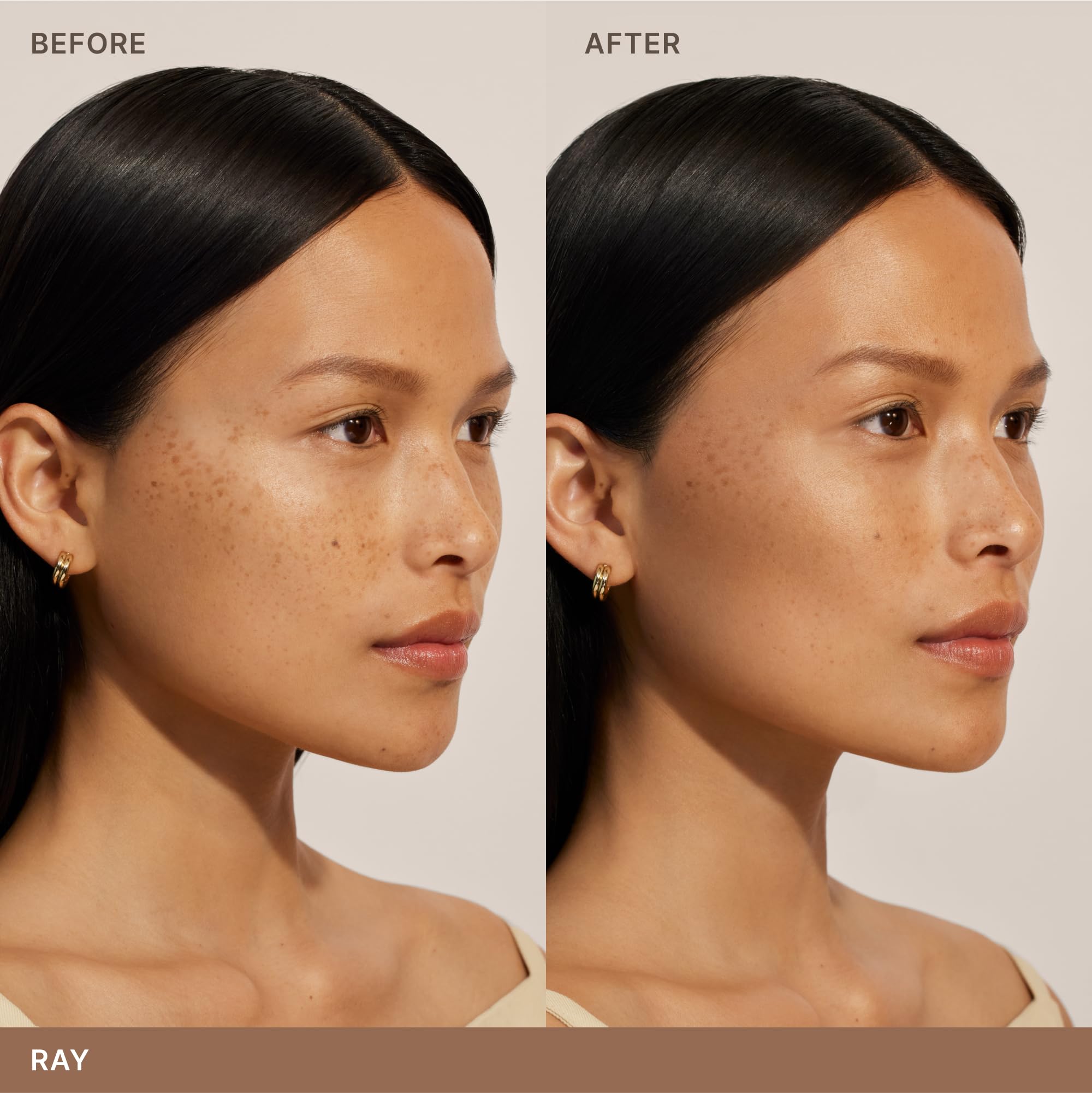 ILIA Sunshift Bronzer Ray bridge of nose blend for subtle lift.