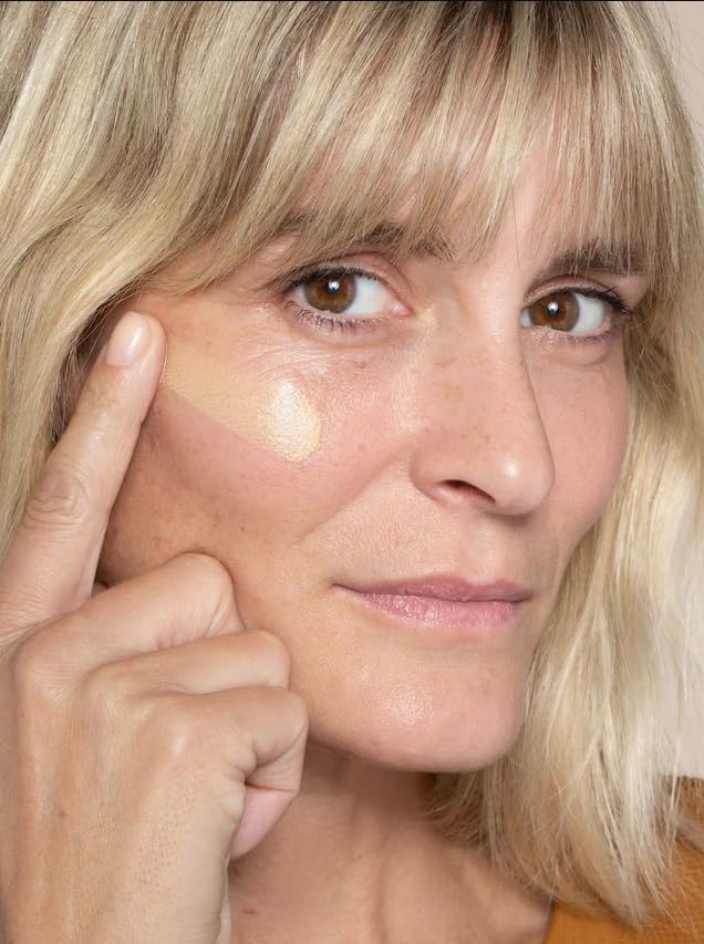 ILIA tint swirled on skin shows dewy, sheer coverage and even tone