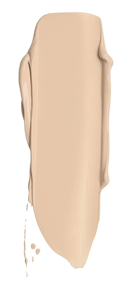 ILIA True Skin Serum Concealer Chicory SC1 swatch on skin demonstrates medium coverage for flawless look