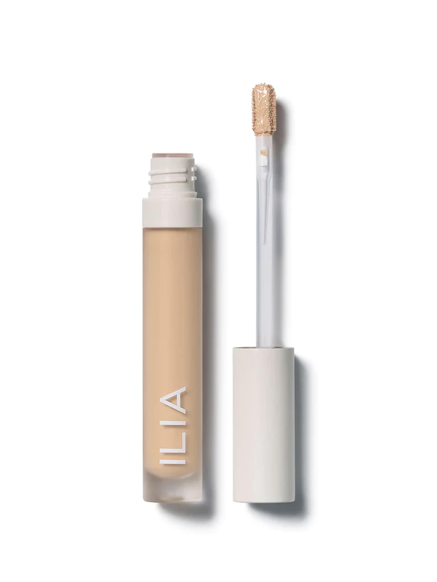 ILIA True Skin Serum Concealer packaging emphasizes vegan, cruelty-free commitment.
