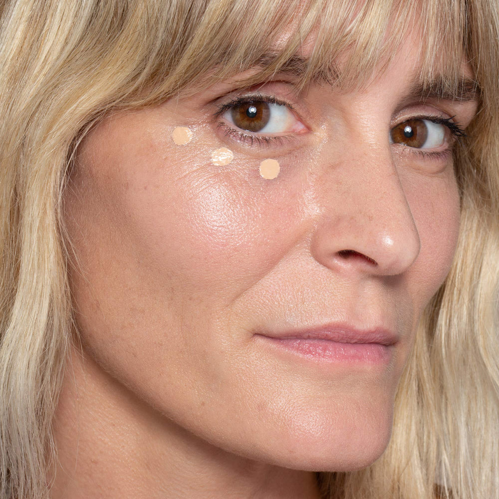 ILIA True Skin Serum Concealer vegan cruelty-free icons emphasize ethical makeup.