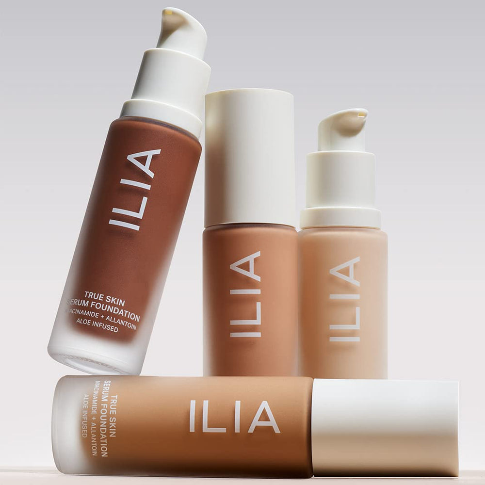 ILIA True Skin fragrance-free label signals sensitive-skin friendly.