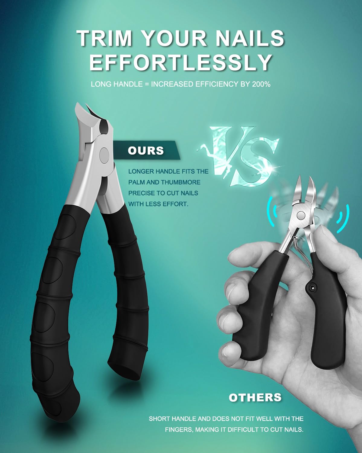 ILLFER anti-slip handle grip ready for precise cuts.